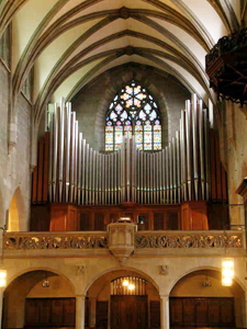 Orgel Kirche Fraumünster von Orgelbau Genf AG